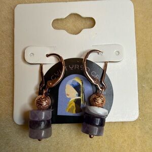 Chic Amethyst Earrings